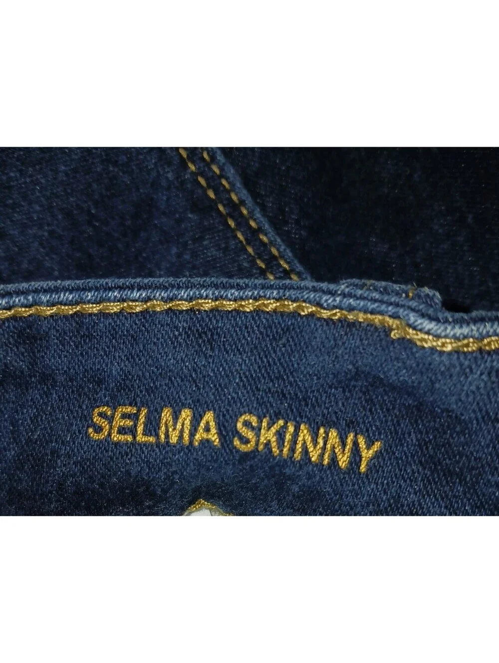 Michael Kors Women's  Dark Wash Blue  Selma Skinny Jeans Size 16